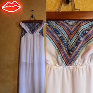 Strapless Maxi Dress